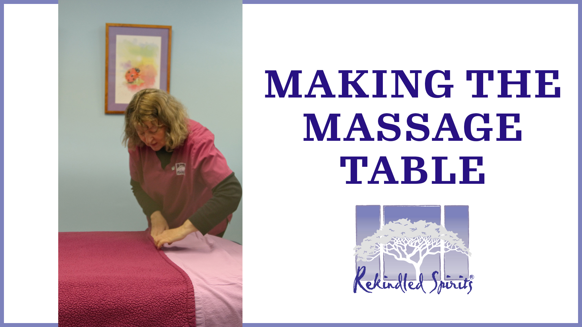 Making The Massage Table